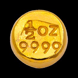 1/2oz ABC Bullion Gold Cast Bar 