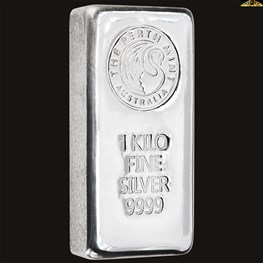 1kg PerthMint Silver Bar 2023 restyle 
